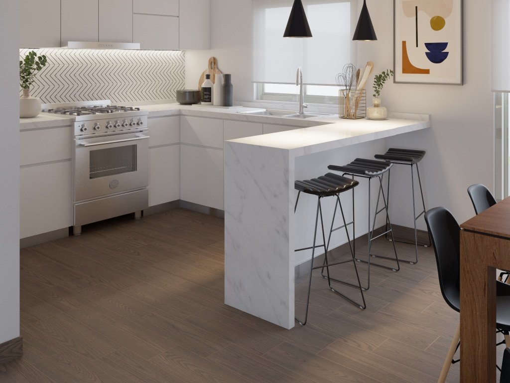 Cómo decorar una cocina pequeña sin sacrificar la estética - El Suspicaz, image size:1024x768